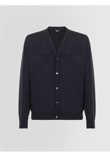 Cardigan in Ultra-Fine Merino Wool ALPHA STUDIO | Cardigan | FE-6313E0106